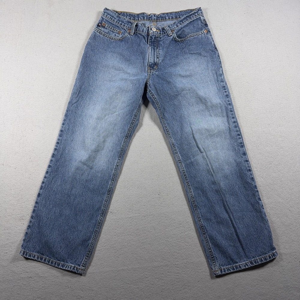 Ralph Lauren Jeans Womens 8 Blue High Rise Saturday Cropped Straight Denim